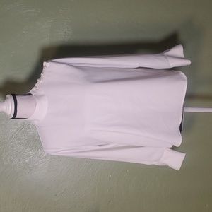 Zara pearl button collar blouse sz small